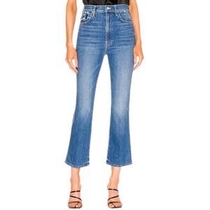 MOTHER Superior High Waisted Smokin Double Ankle in Broken Record Women's 26